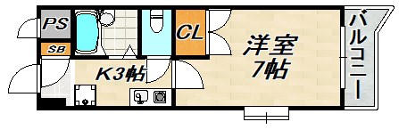 セグンド・エビスヤ 間取り図