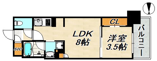 リビオシティ神戸名谷 間取り図