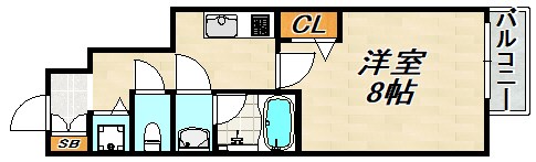 ラフィーネ神戸　North Wing 間取り図