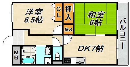マンション妙法寺 間取り図
