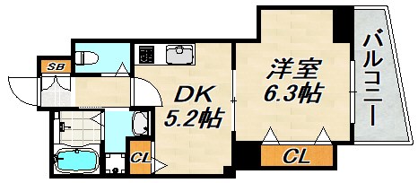真野マンション 間取り図