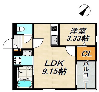 REGALEST Karumo South 間取り図