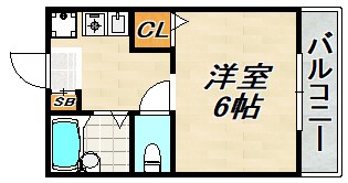 メゾネット五位ノ池 間取り図