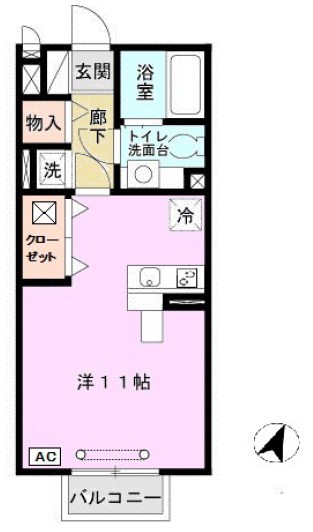 ルナコート 間取り図
