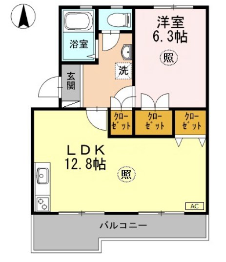 ロイヤルマンション2号棟 間取り図