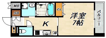 KHKコート板宿 間取り図
