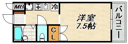 エスポワール須磨 間取り図