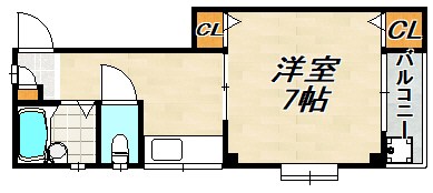 白川マンション 間取り図