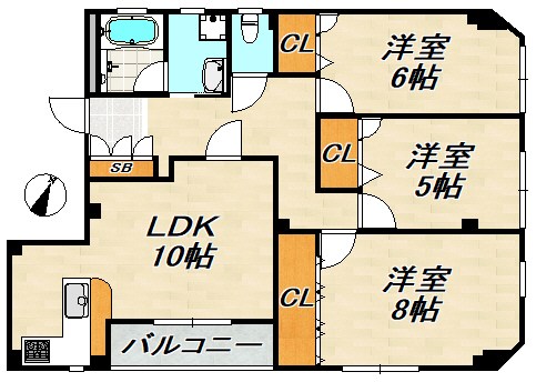 片桐ビル 間取り図