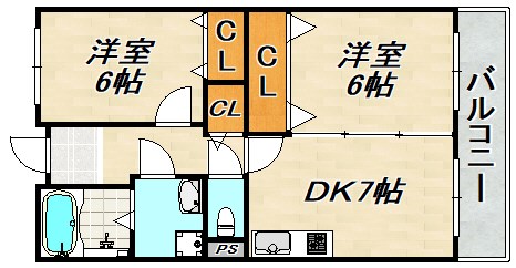 グリーンレジデンス須磨 間取り図