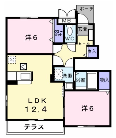 ラッフィナート・カーサ五番館 間取り図