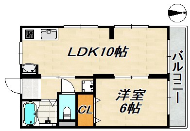 グレイスハイツ大田町 間取り図