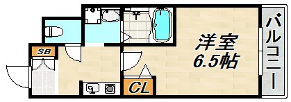 クレアドル須磨 間取り図