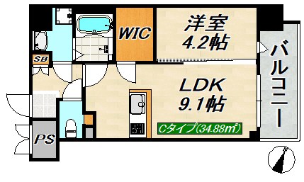 SDグランツ神戸Peninsula 間取り図