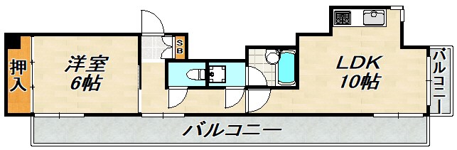 朝日プラザ長田南 間取り