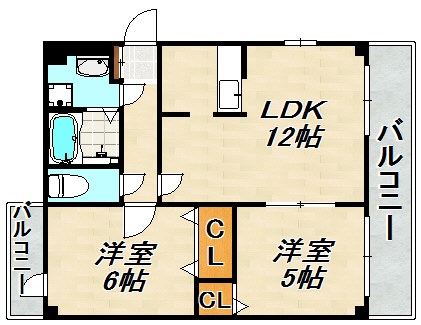 トアピエス須磨 間取り図