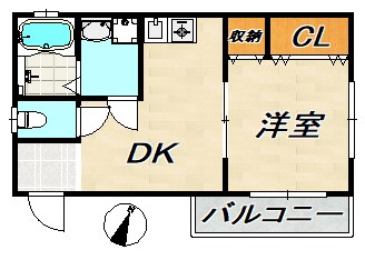 常盤ハイツ 間取り図