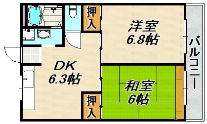 ラッフィナート海運町 間取り図