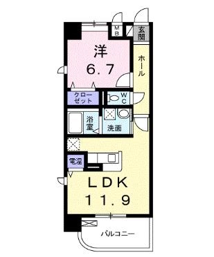 ヴィラ村雨 間取り図