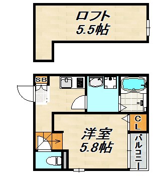 ハーモニーテラス本庄町 間取り図