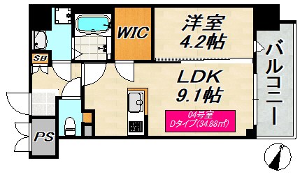 SDグランツ神戸Peninsula 間取り図