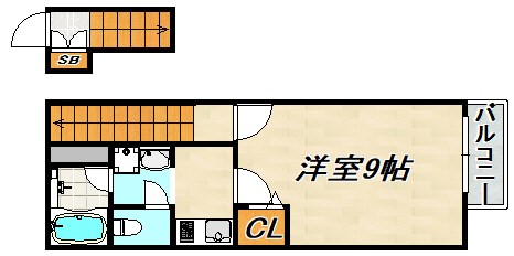 ラフィーネ神戸　North Wing 間取り図