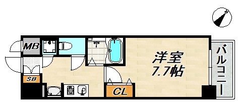 ステーションコートノース 間取り図