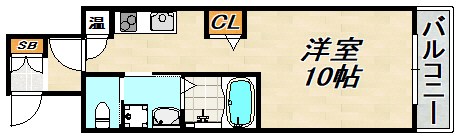 S-FORT神戸神楽町 間取り図
