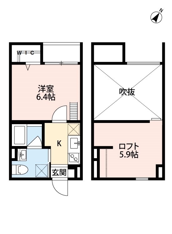 ユースビレッジ神戸長田 間取り図