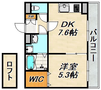 アクロス東須磨アパートメント 間取り図