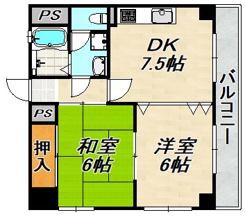 ガーデンハイツ須磨 間取り図