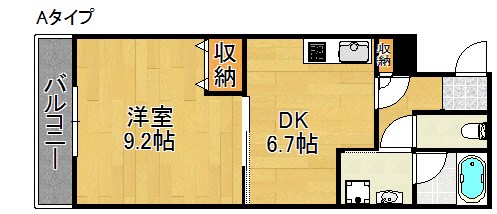 フジパレスヒサホ 間取り