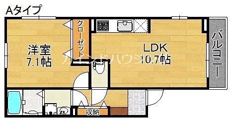 AD　Lead　粉浜Ⅰ 間取り