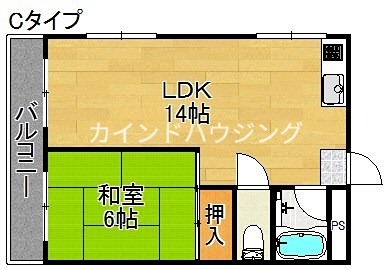 ウィステリア北島2号館  間取り