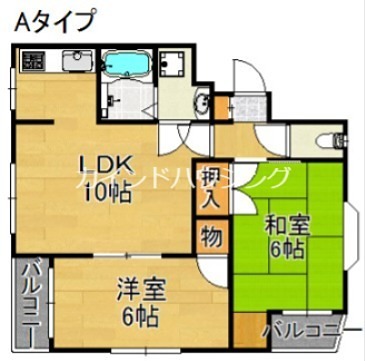 シャトー上住吉 間取り