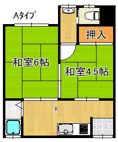 松月荘 間取り