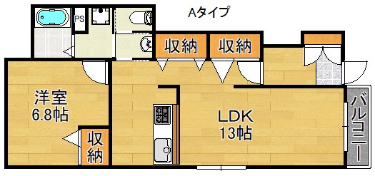 クレール白水 間取り