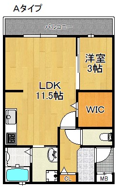 アドマス鶴原E棟 間取り