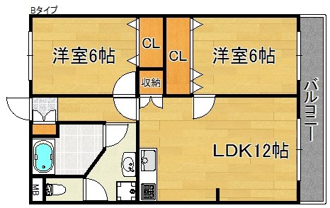 ハイツマルニシ 間取り