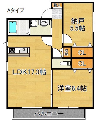 シャーメゾンたけとんぼＡ・Ｂ棟  間取り