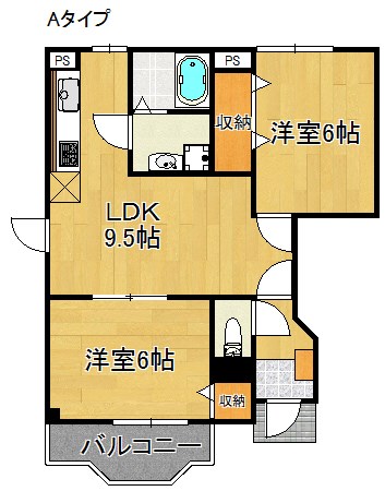 フォンテーヌ北館・南館 間取り