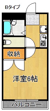 レオパレスクリスタルⅡ 間取り