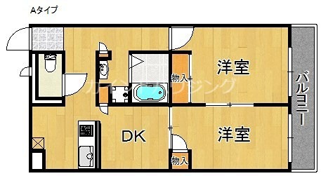 大阪府阪南市貝掛 間取り