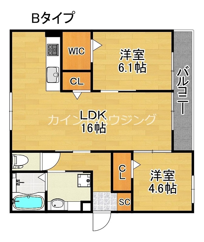 Clashist千躰 間取り