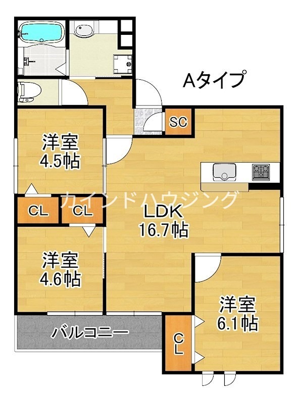 Clashist千躰 間取り
