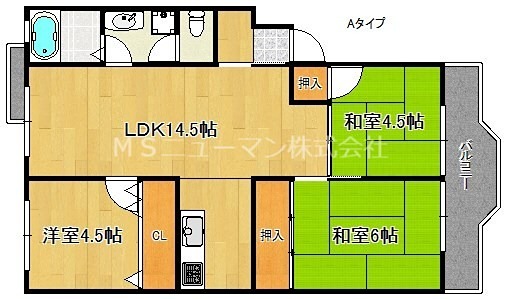 第3亀井マンション 間取り