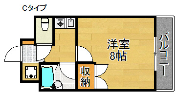 オアシス羽倉崎Ⅰ 間取り