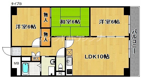 グレイスコートたちばな 間取り