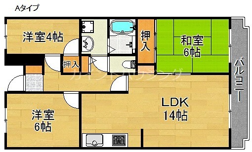 サニーコート高松 間取り