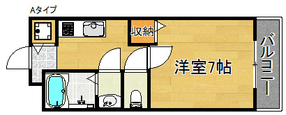 ペアーコート泉佐野ＡＢ棟  間取り